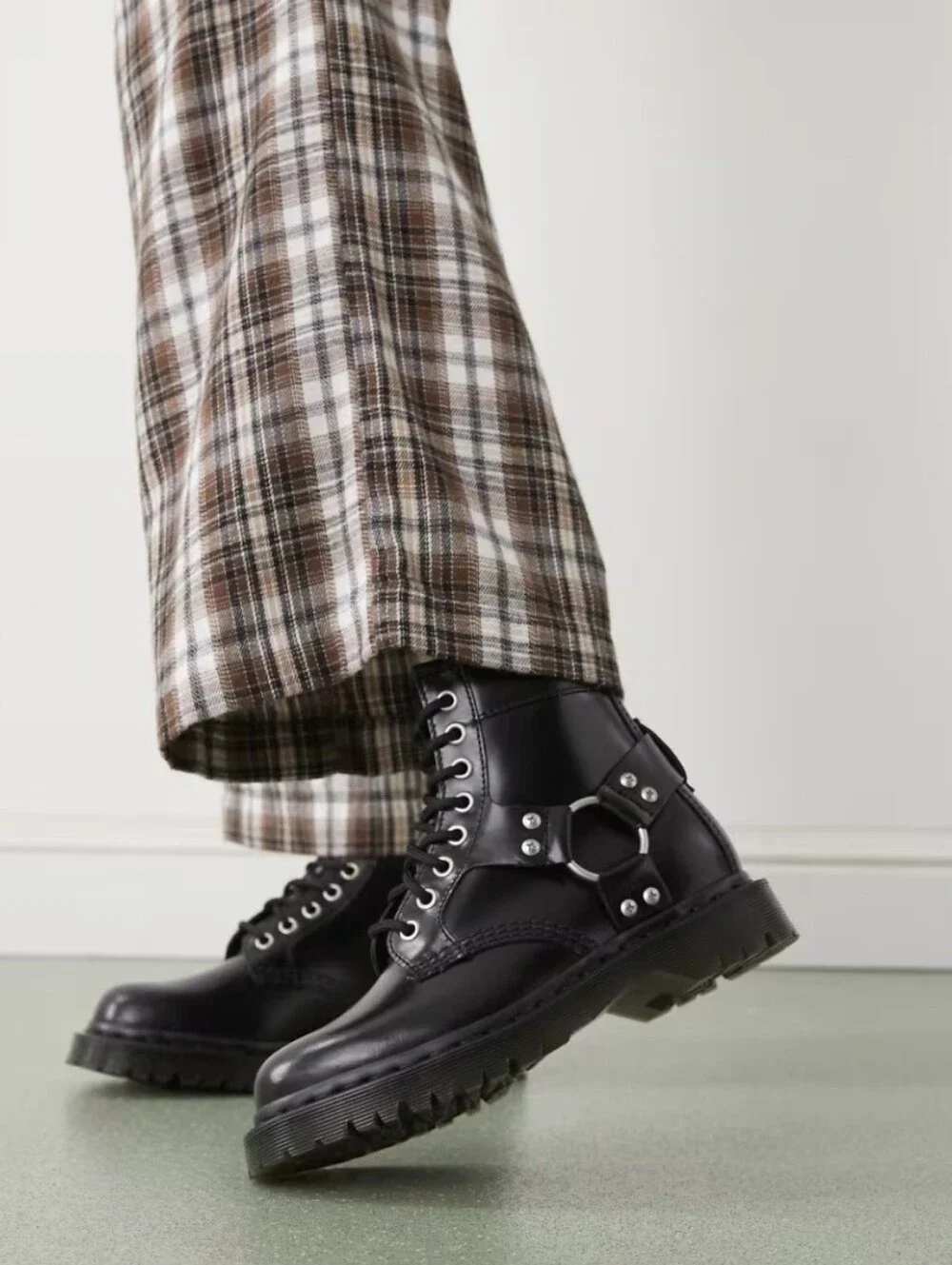 Dr. Martens 1460 Harness Leather Lace Up Boots
